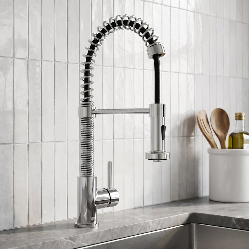 Edison Pull-Down Kitchen Spray Faucet