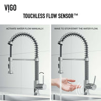 Edison Touchless Pull-Down Kitchen Faucet