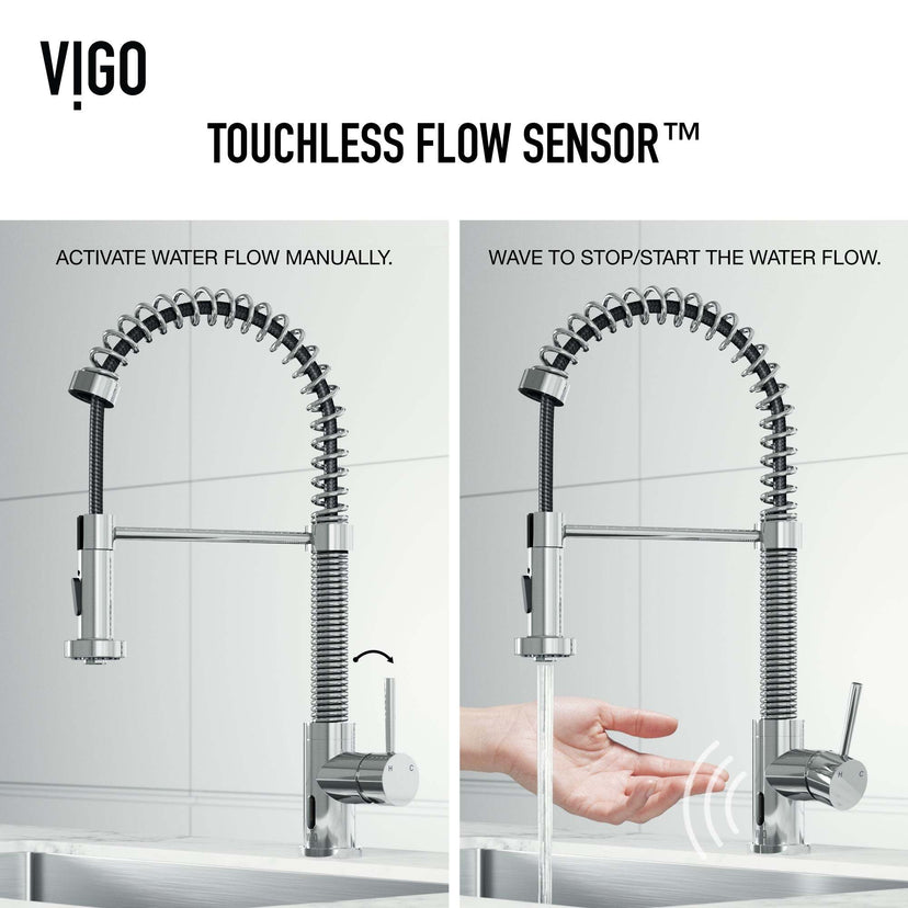 Edison Touchless Pull-Down Kitchen Faucet