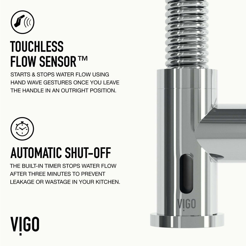 Edison Touchless Pull-Down Kitchen Faucet