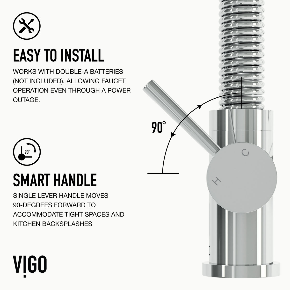 Edison Touchless Pull-Down Kitchen Faucet
