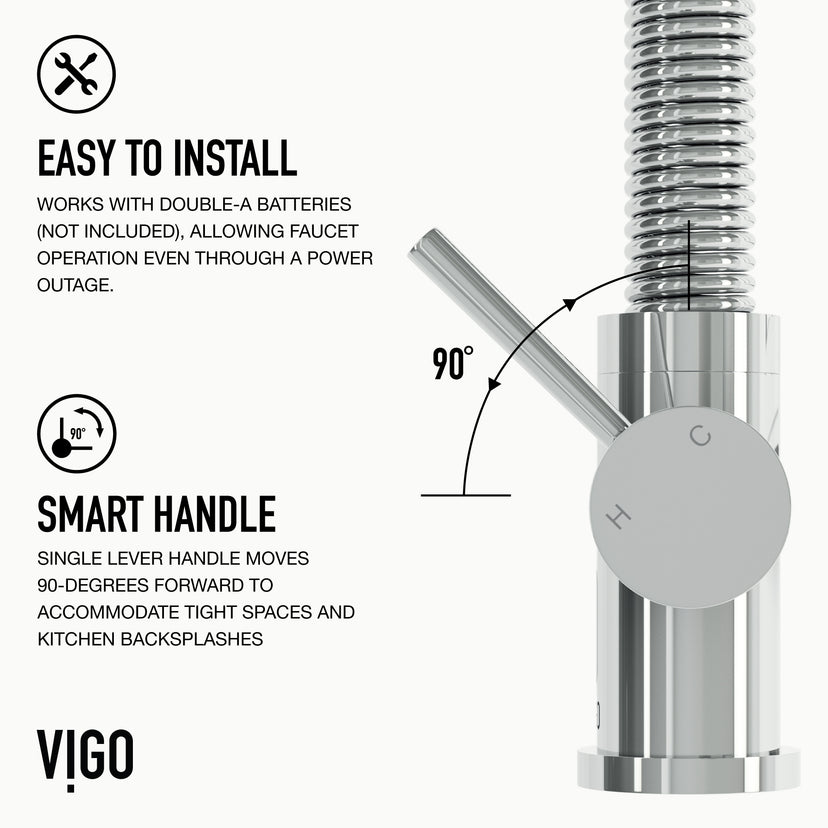 Edison Touchless Pull-Down Kitchen Faucet