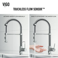Edison Touchless Pull-Down Kitchen Faucet