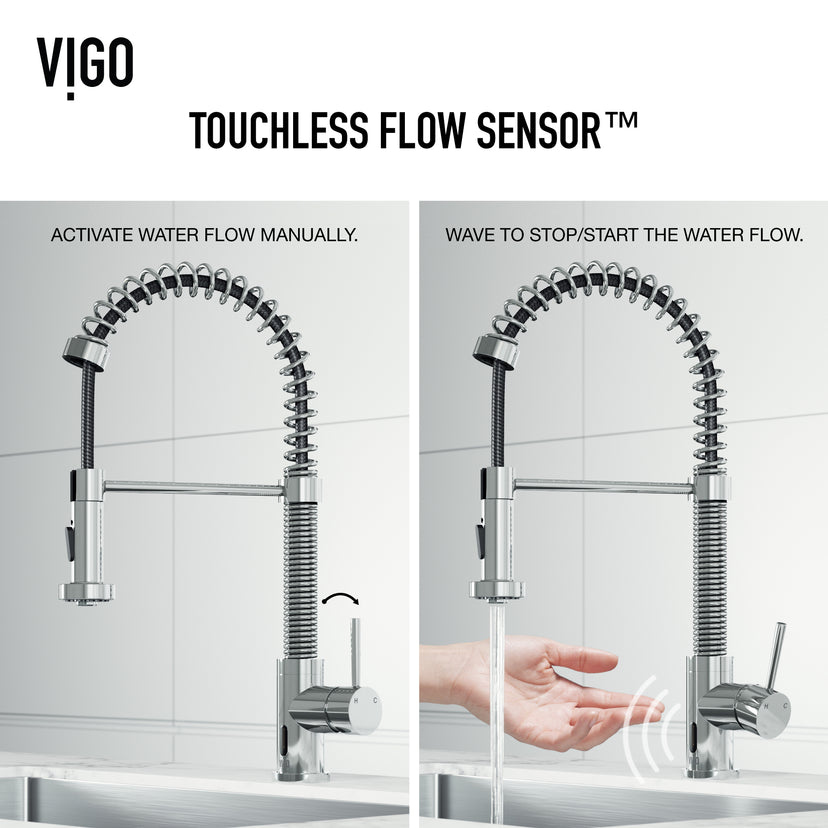 Edison Touchless Pull-Down Kitchen Faucet