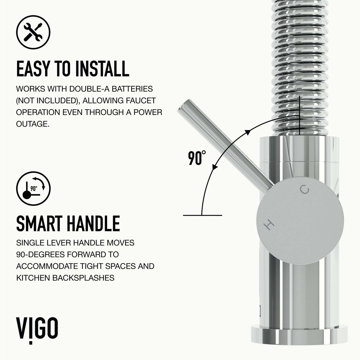 Edison Touchless Pull-Down Kitchen Faucet