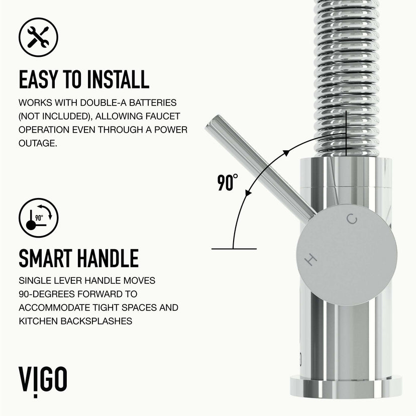 Edison Touchless Pull-Down Kitchen Faucet