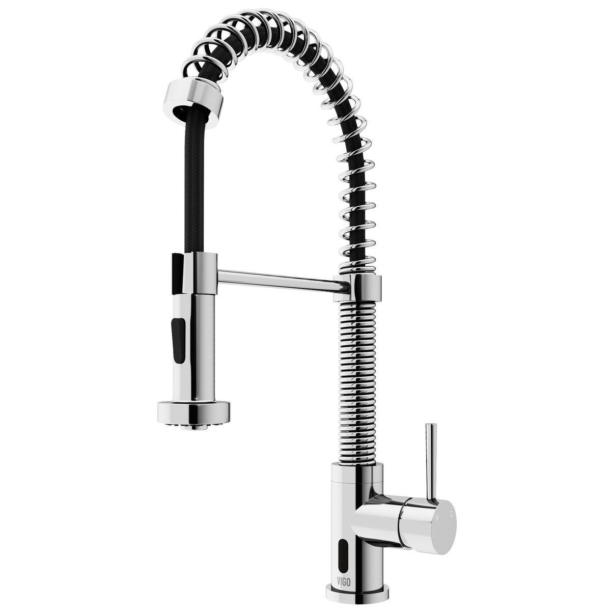 Brass construction kitchen faucet with ceramic valve and compression connections