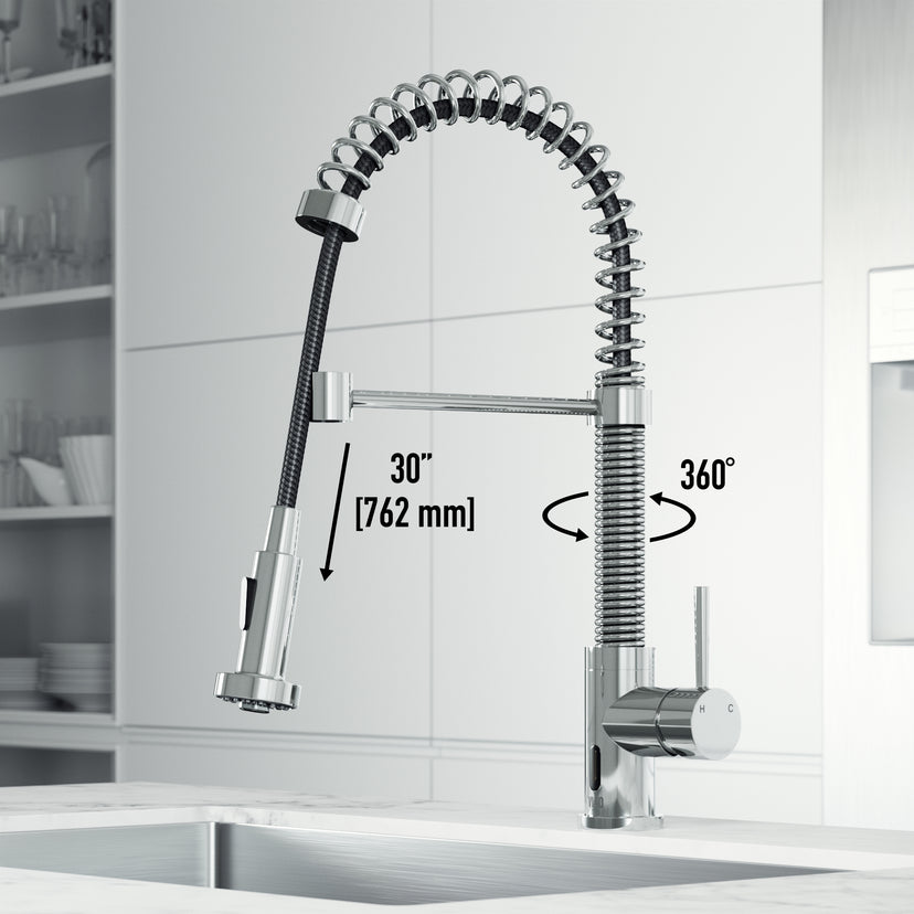 Edison Touchless Pull-Down Kitchen Faucet