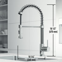Edison Touchless Pull-Down Kitchen Faucet