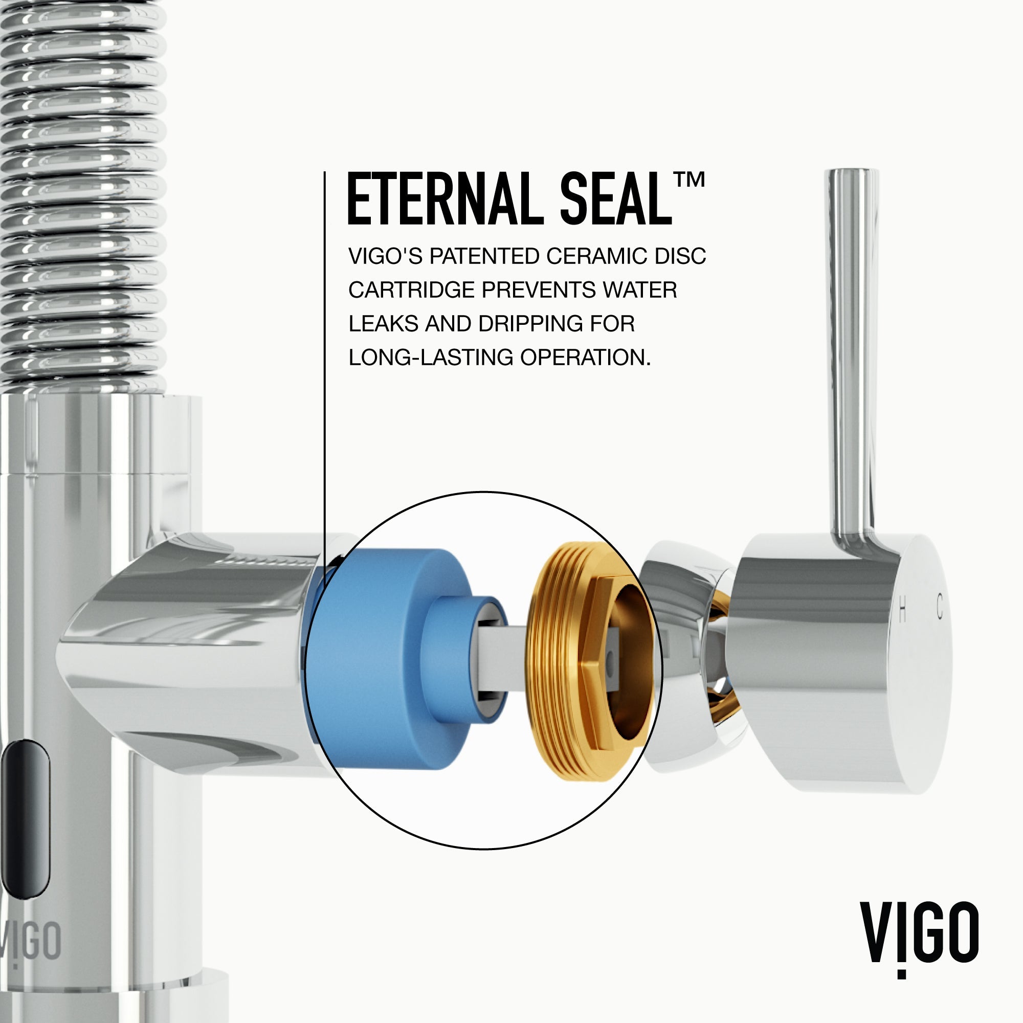 Modern kitchen faucet with secure docking and 360-degree spout rotation