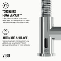 Edison Touchless Pull-Down Kitchen Faucet