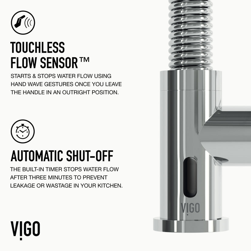 Edison Touchless Pull-Down Kitchen Faucet