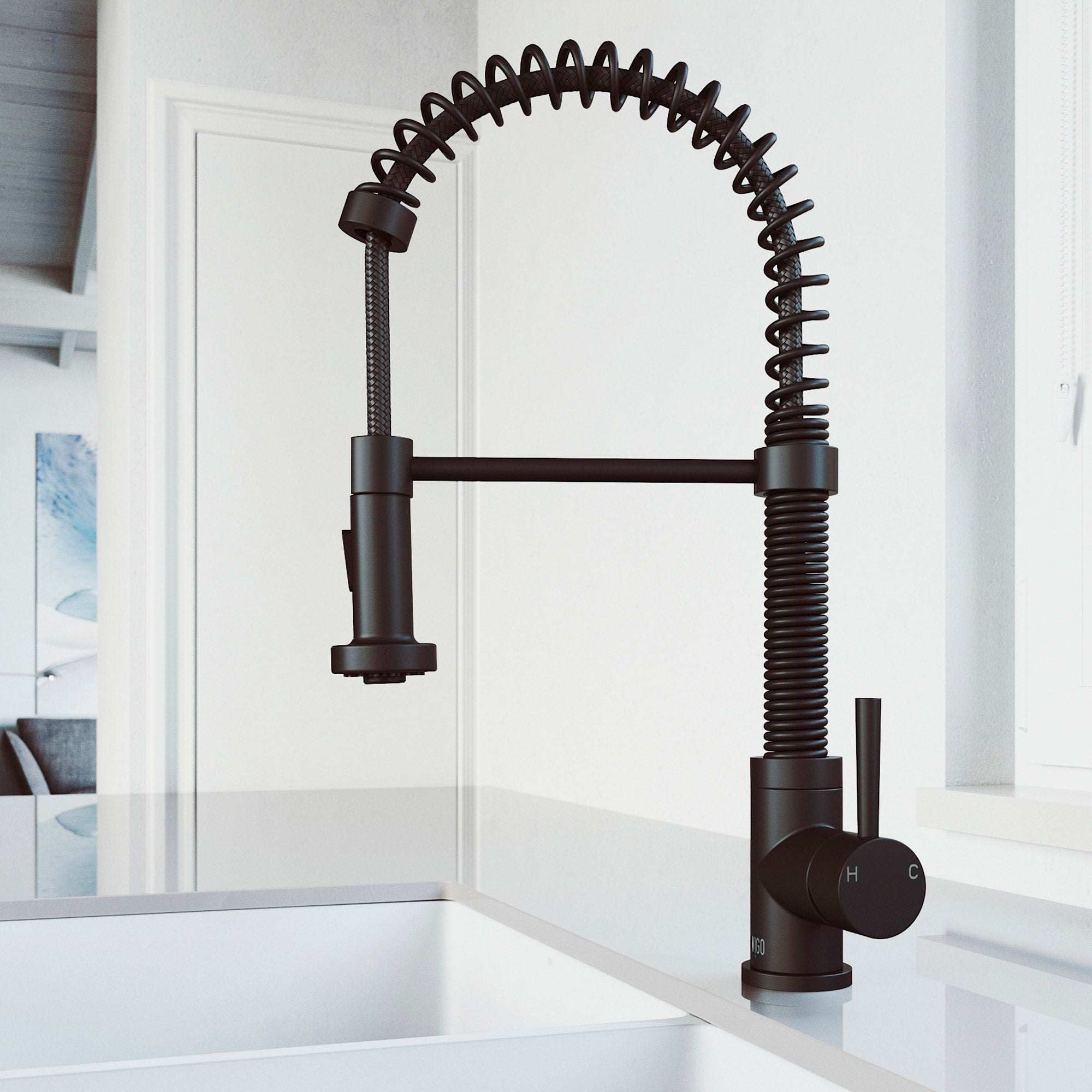 Edison Pull-Down Kitchen Spray Faucet