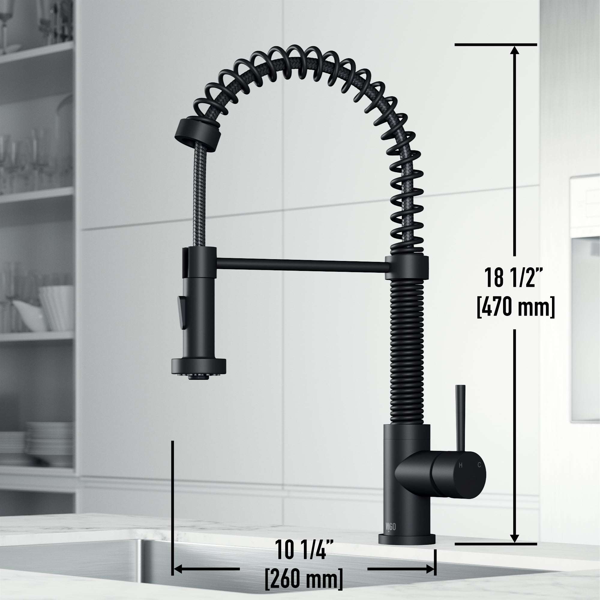 Edison Pull-Down Kitchen Spray Faucet