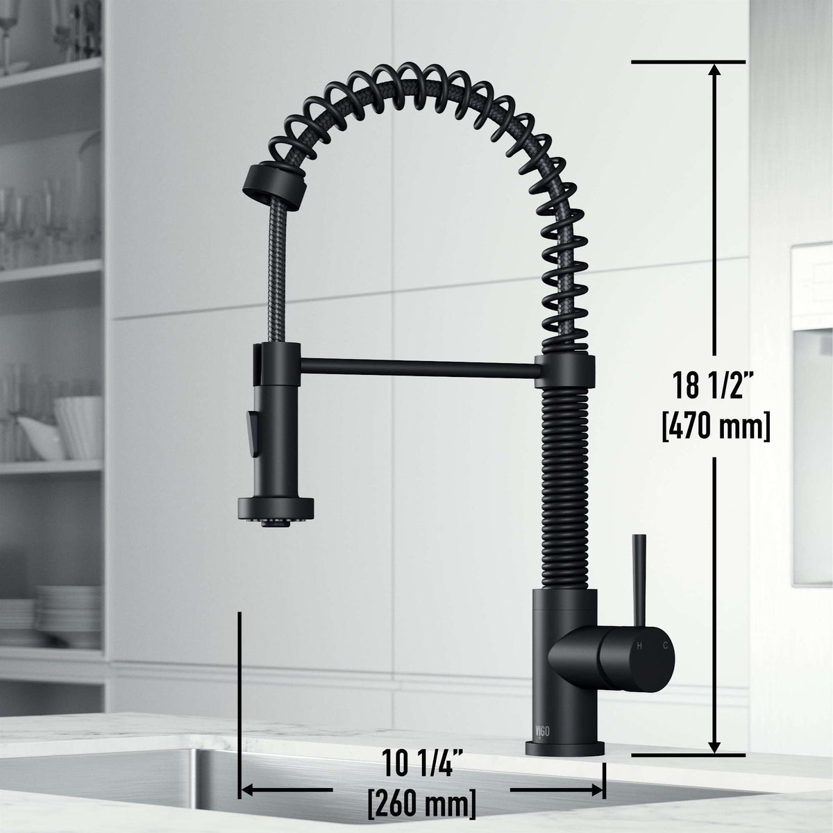 Edison Pull-Down Kitchen Spray Faucet