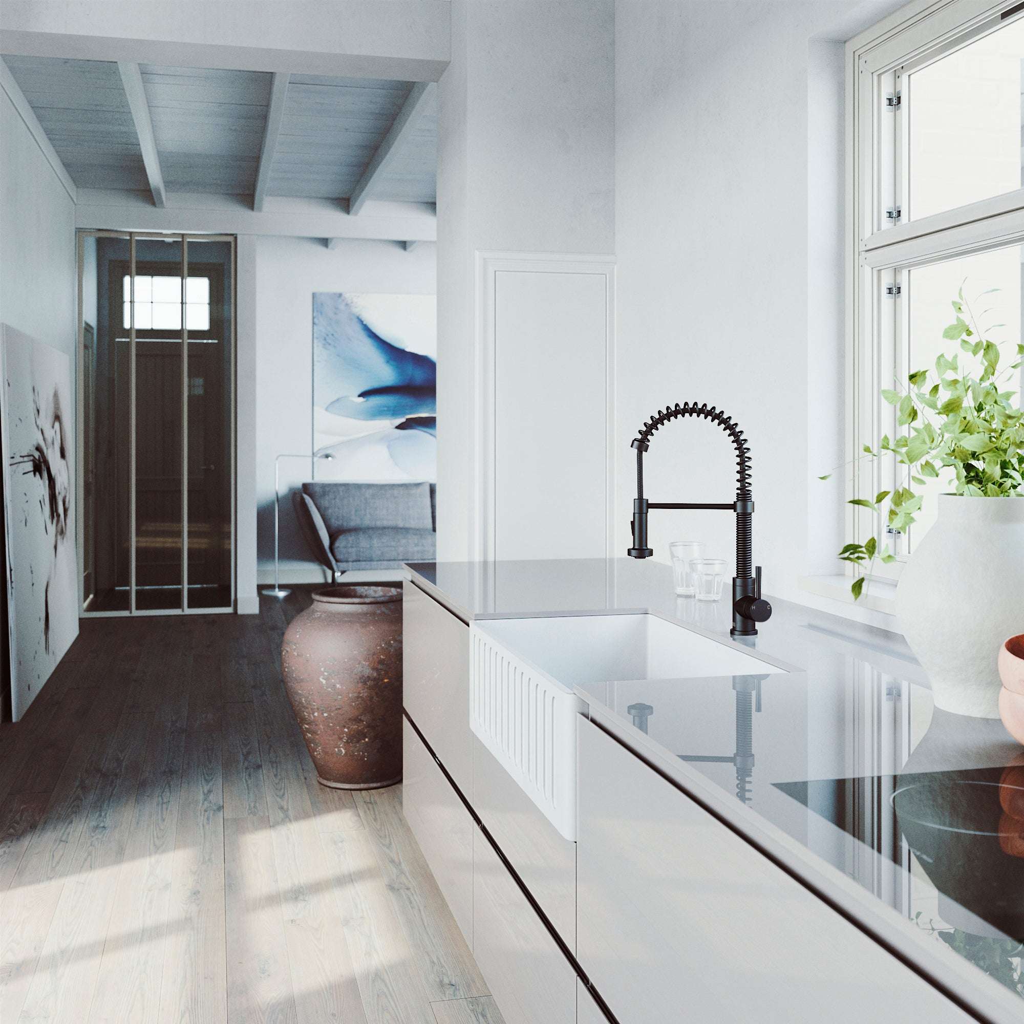 Edison Pull-Down Kitchen Spray Faucet