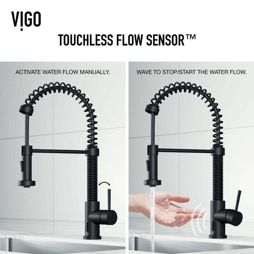 Edison Touchless Pull-Down Kitchen Faucet