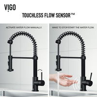 Edison Touchless Pull-Down Kitchen Faucet