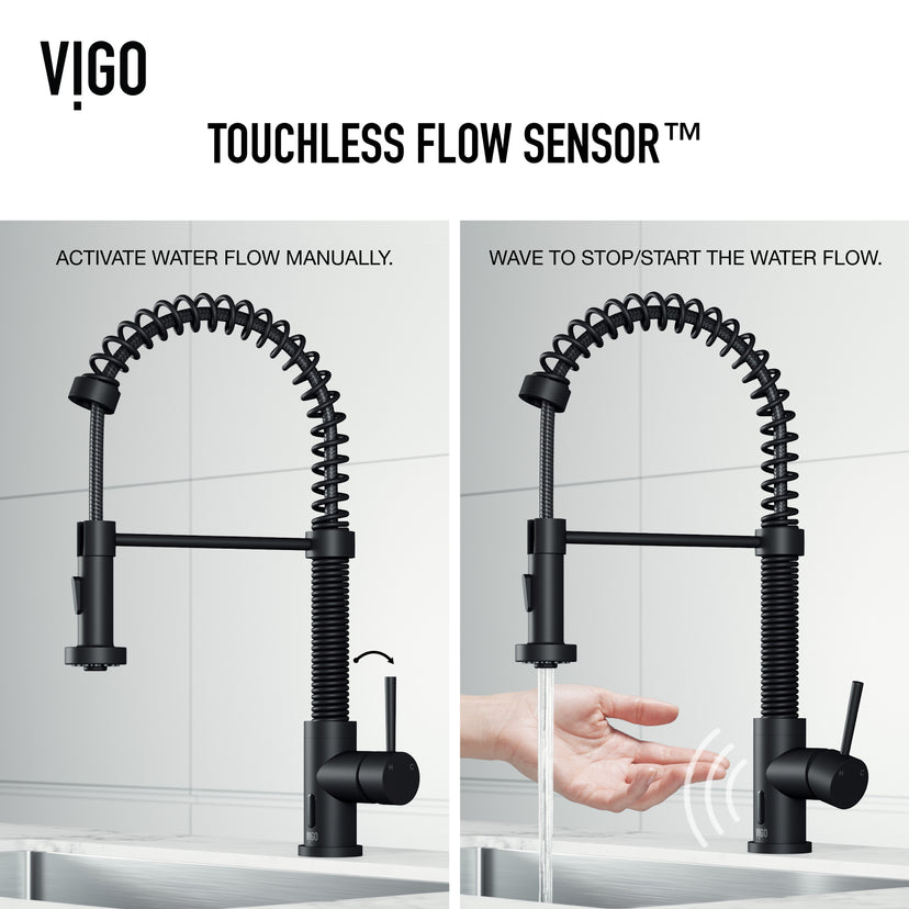 Edison Touchless Pull-Down Kitchen Faucet