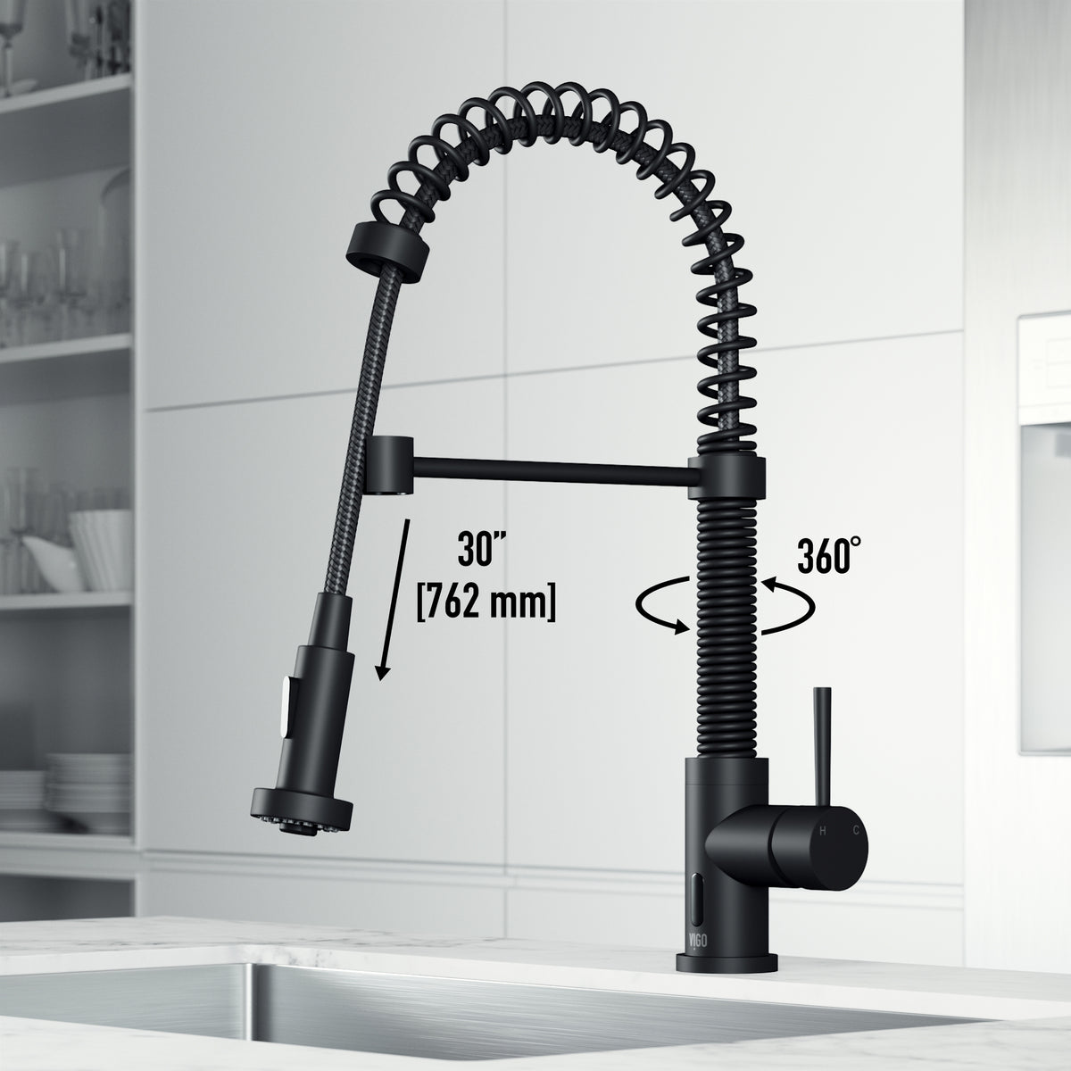 Edison Touchless Pull-Down Kitchen Faucet