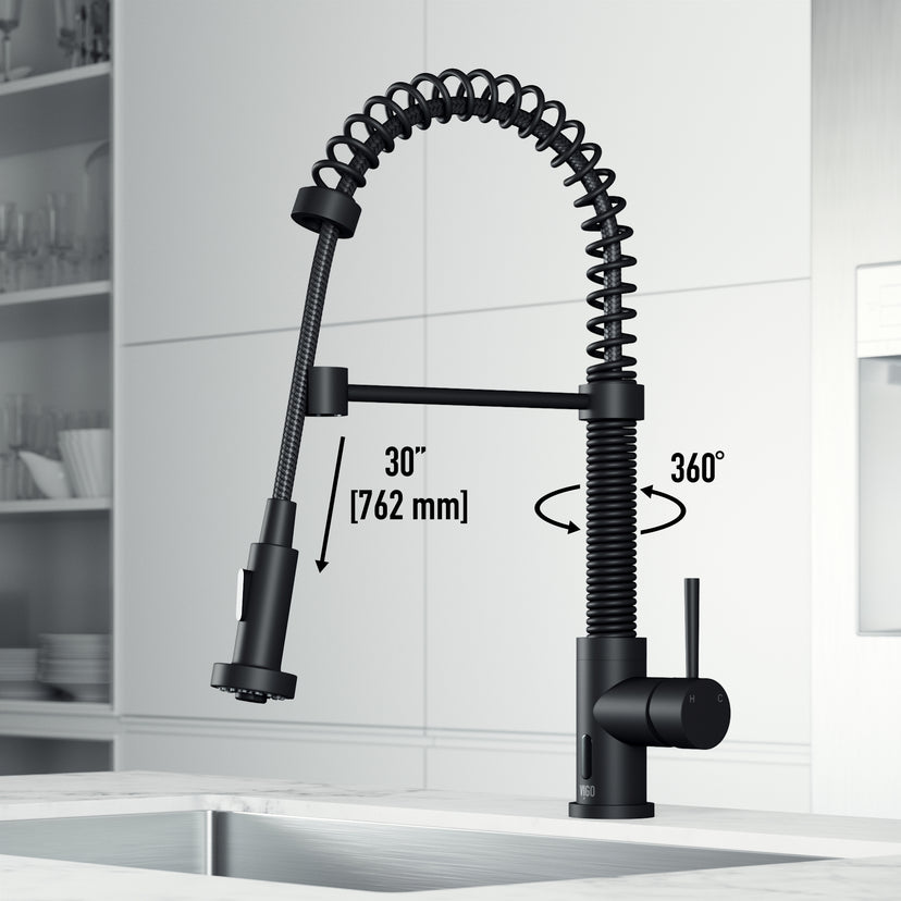 Edison Touchless Pull-Down Kitchen Faucet