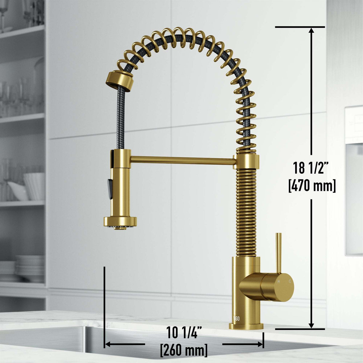 Edison Pull-Down Kitchen Spray Faucet