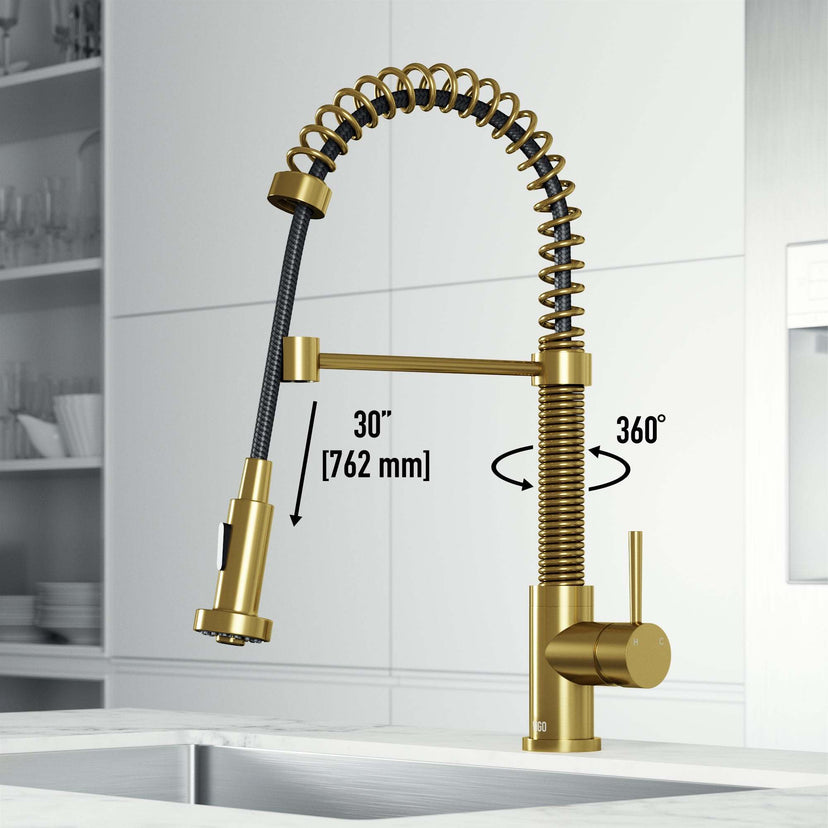 Edison Pull-Down Kitchen Spray Faucet