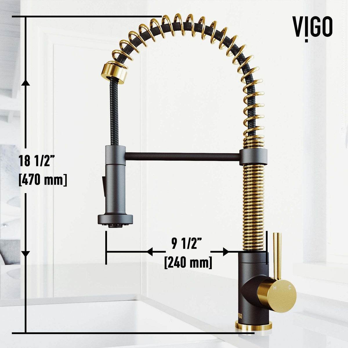 Edison Pull-Down Kitchen Spray Faucet