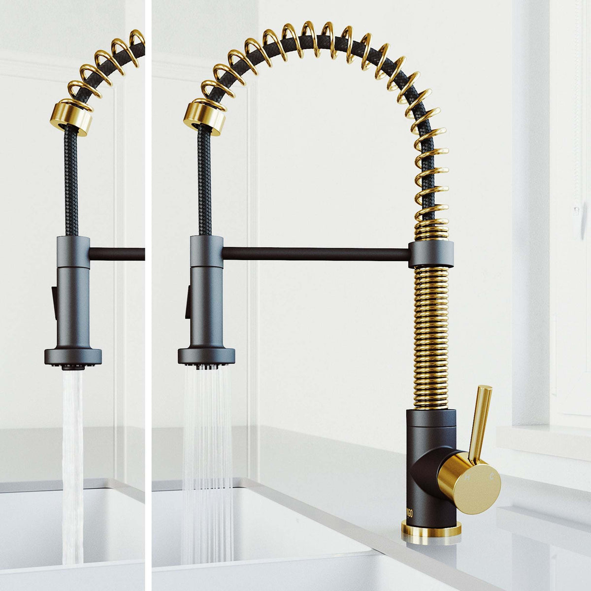 Edison Pull-Down Kitchen Spray Faucet