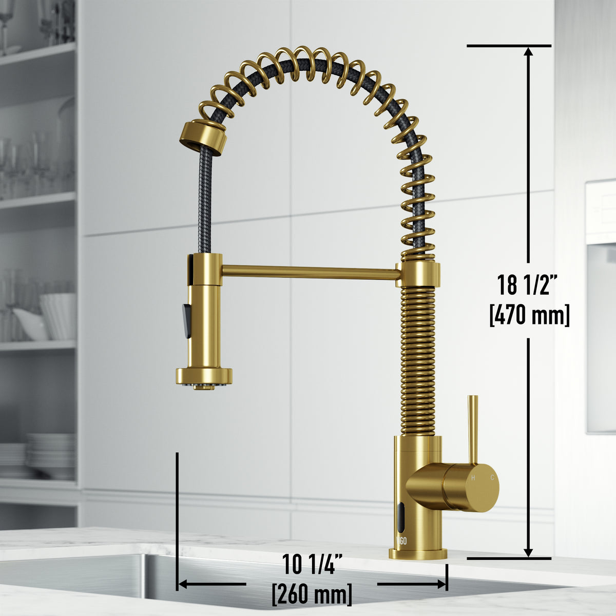 Edison Touchless Pull-Down Kitchen Faucet