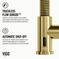Edison Touchless Pull-Down Kitchen Faucet
