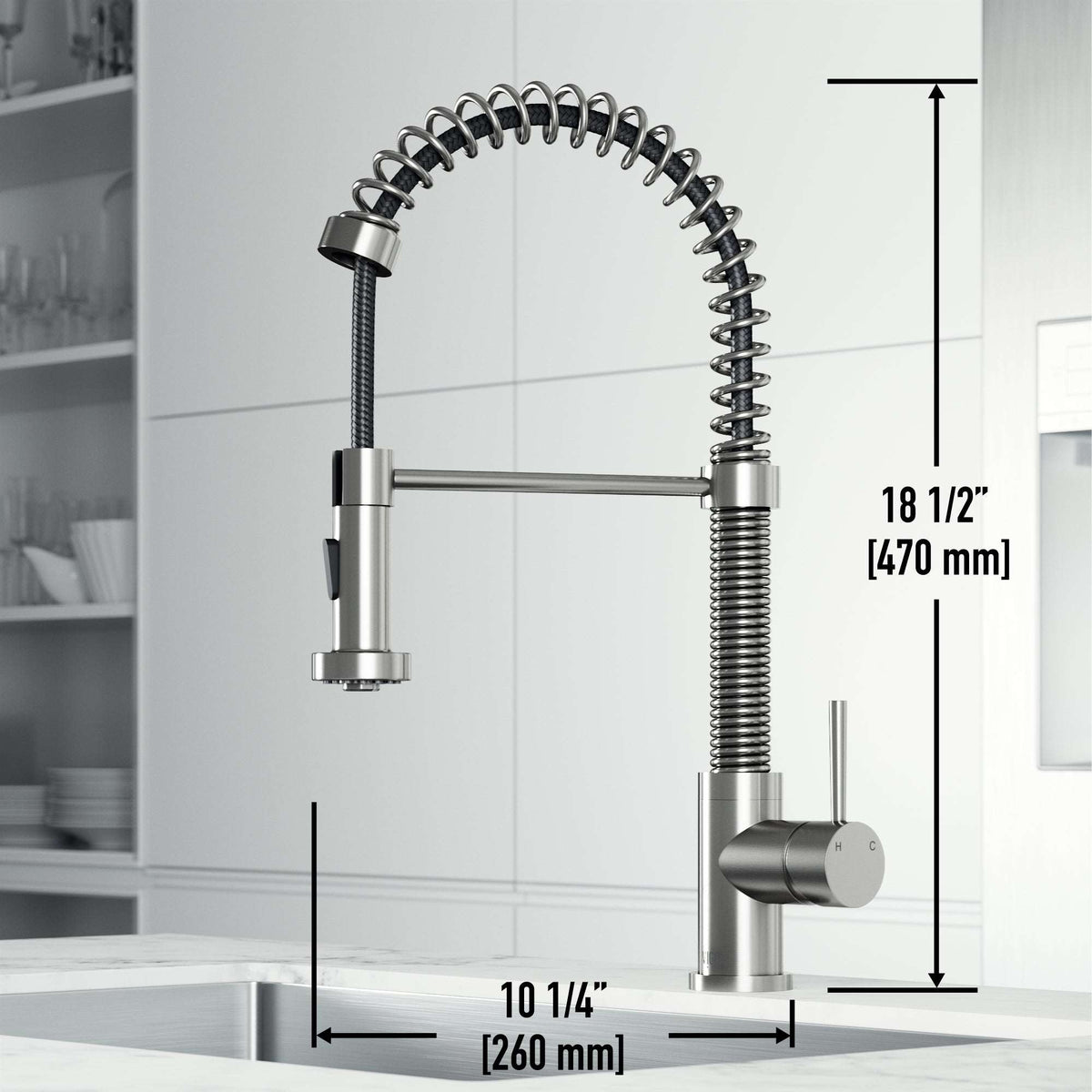 Edison Pull-Down Kitchen Spray Faucet