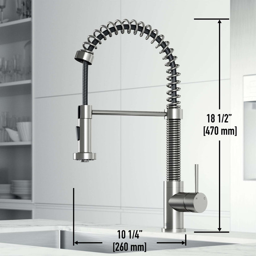 Edison Pull-Down Kitchen Spray Faucet