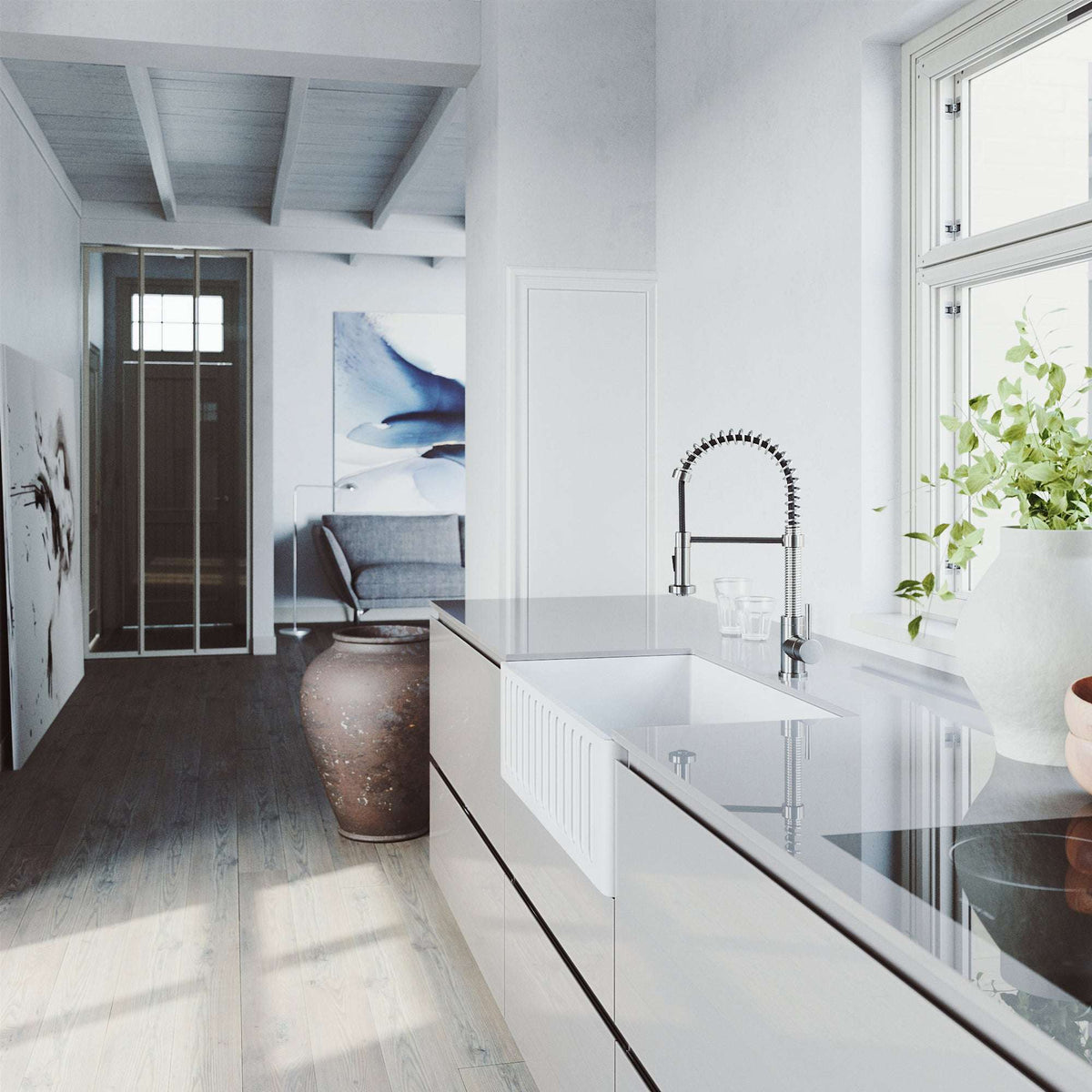Edison Pull-Down Kitchen Spray Faucet