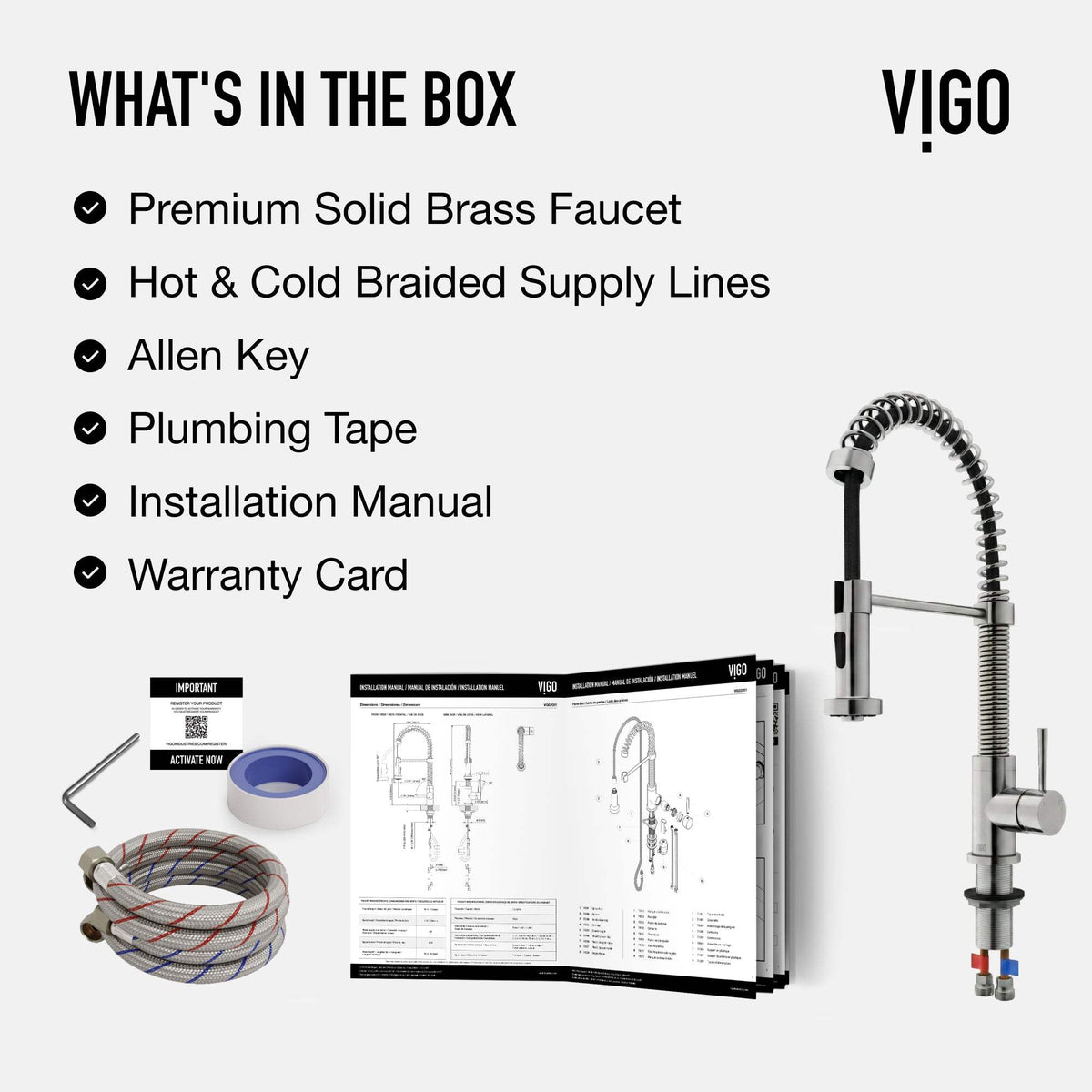 Edison Pull-Down Kitchen Spray Faucet
