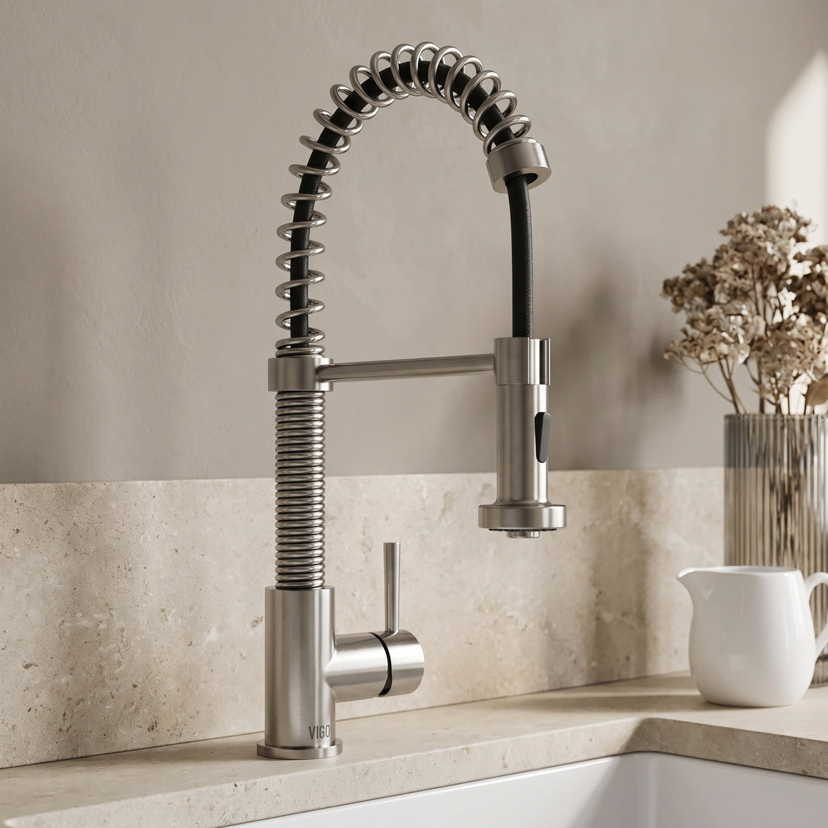 Edison Pull-Down Kitchen Spray Faucet