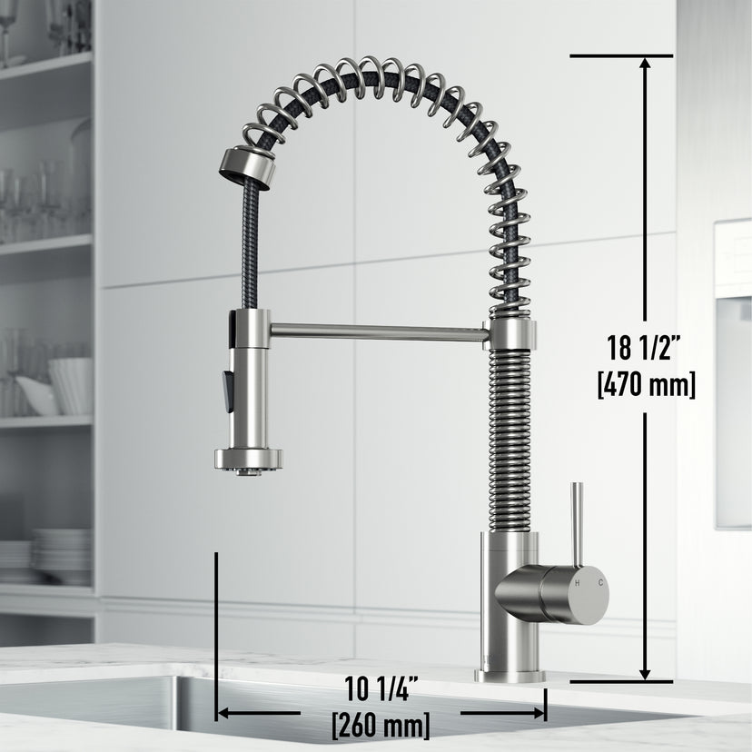 Edison Pull-Down Kitchen Spray Faucet