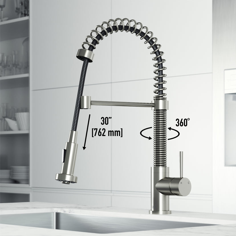 Edison Pull-Down Kitchen Spray Faucet
