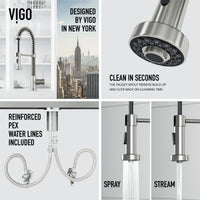 Edison Pull-Down Kitchen Spray Faucet