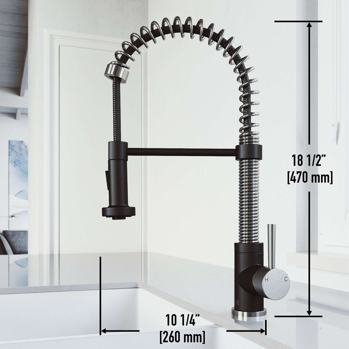Edison Pull-Down Kitchen Spray Faucet
