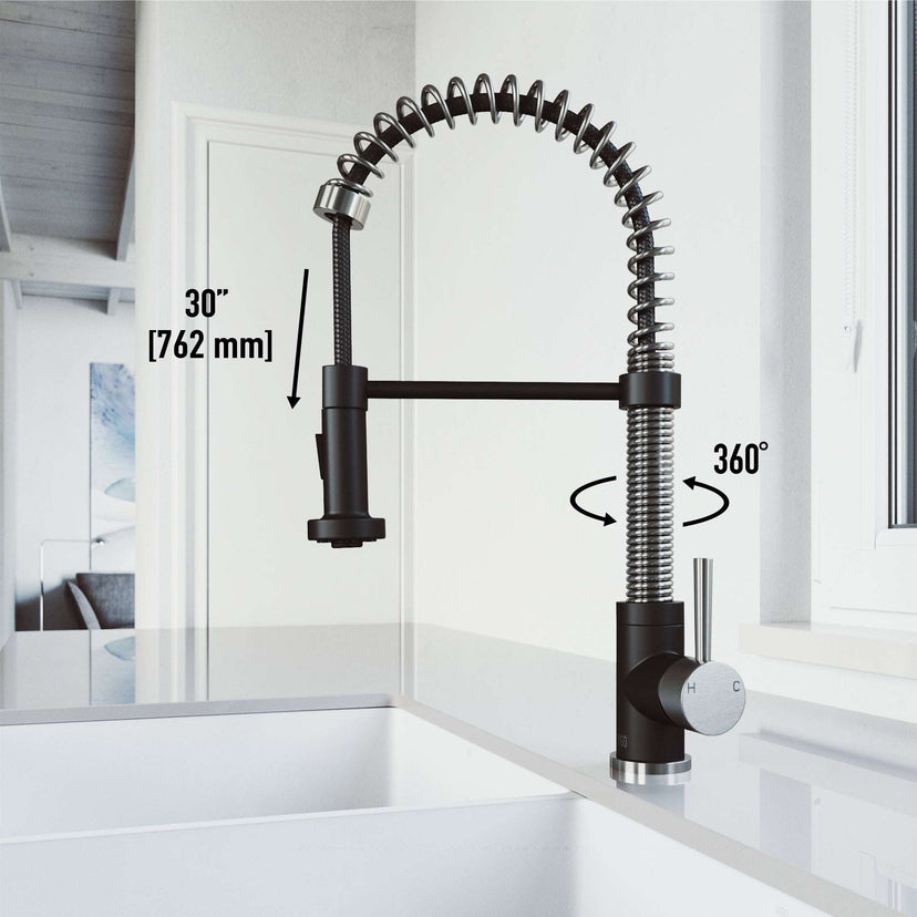 Edison Pull-Down Kitchen Spray Faucet