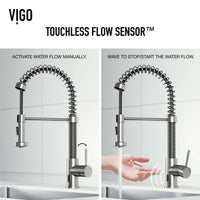Edison Touchless Pull-Down Kitchen Faucet