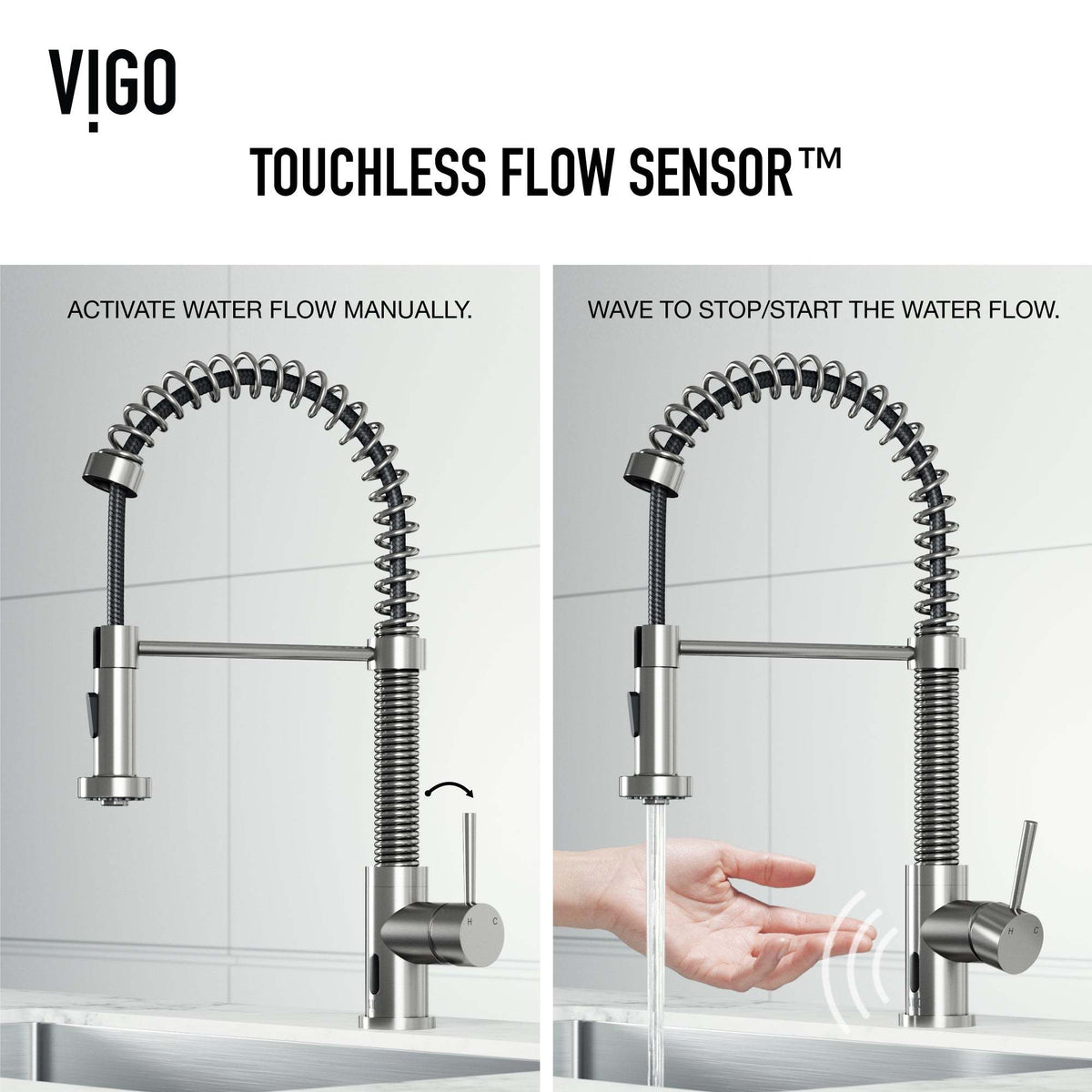 Edison Touchless Pull-Down Kitchen Faucet