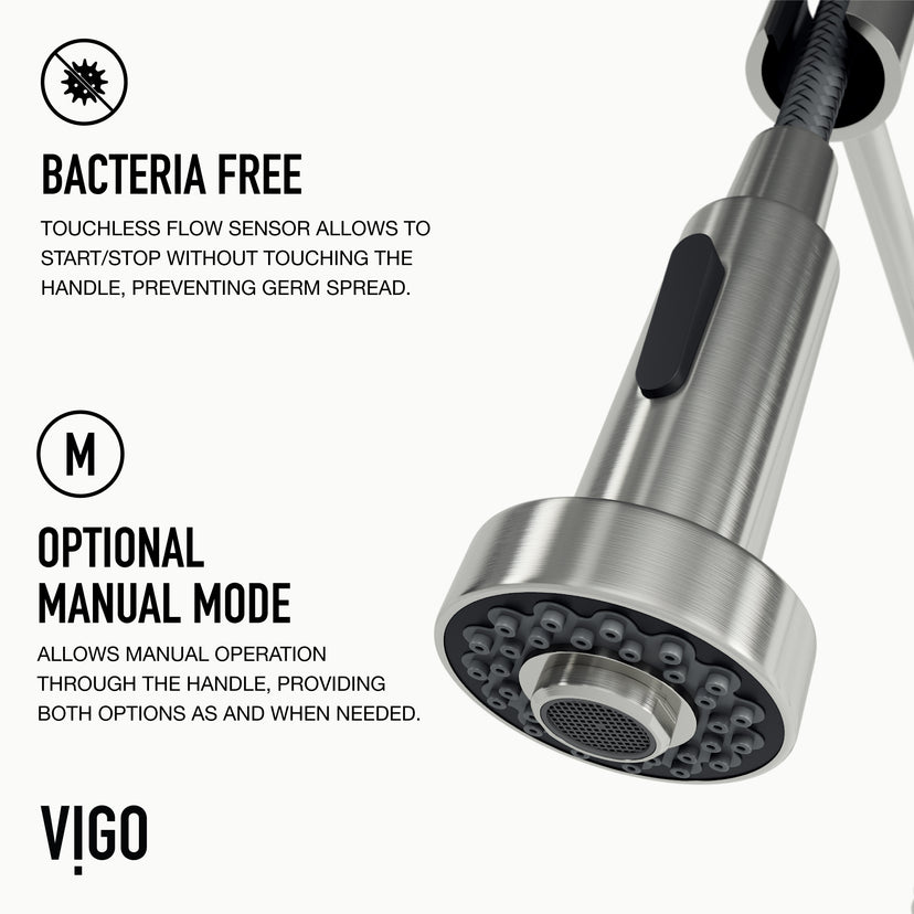 Edison Touchless Pull-Down Kitchen Faucet
