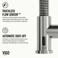 Edison Touchless Pull-Down Kitchen Faucet