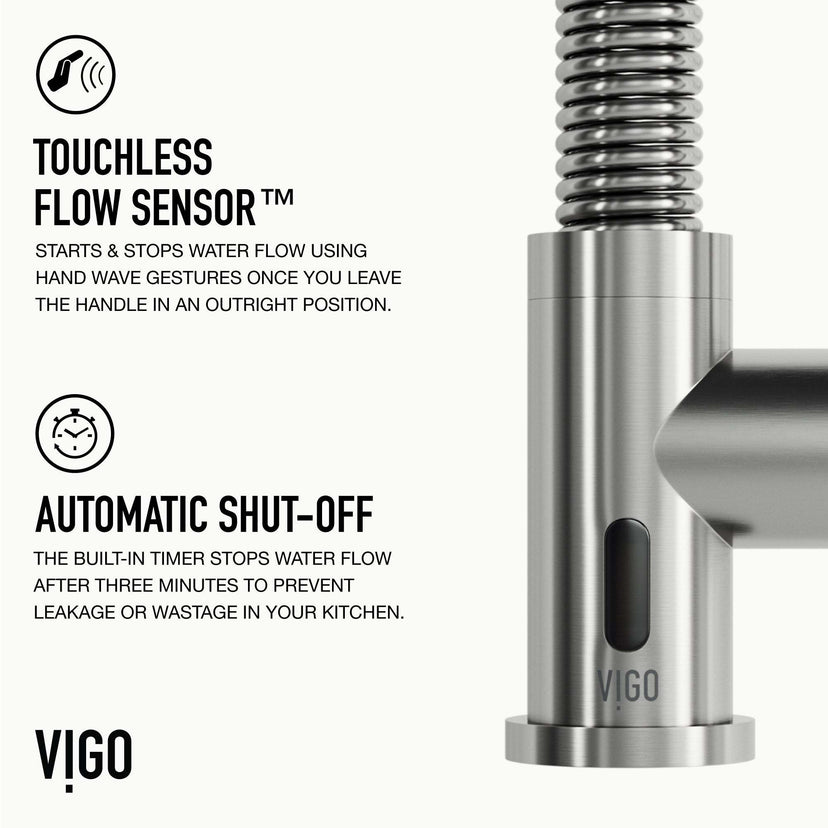 Edison Touchless Pull-Down Kitchen Faucet