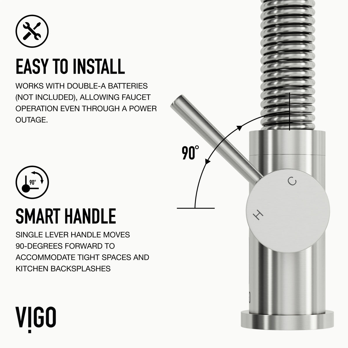Edison Touchless Pull-Down Kitchen Faucet