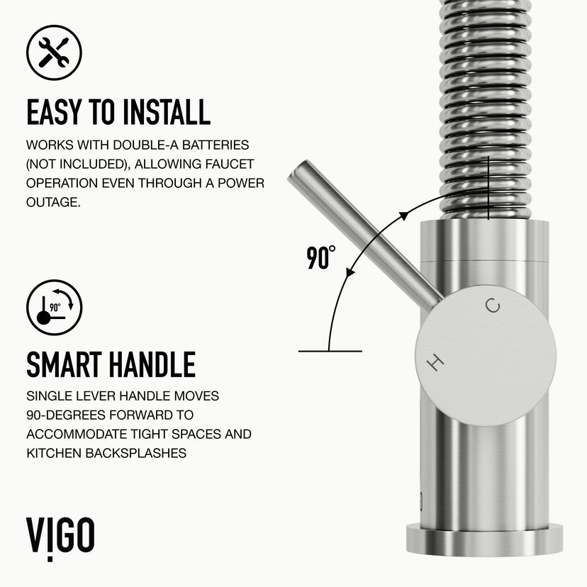 Edison Touchless Pull-Down Kitchen Faucet