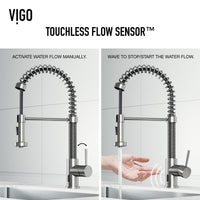 Edison Touchless Pull-Down Kitchen Faucet