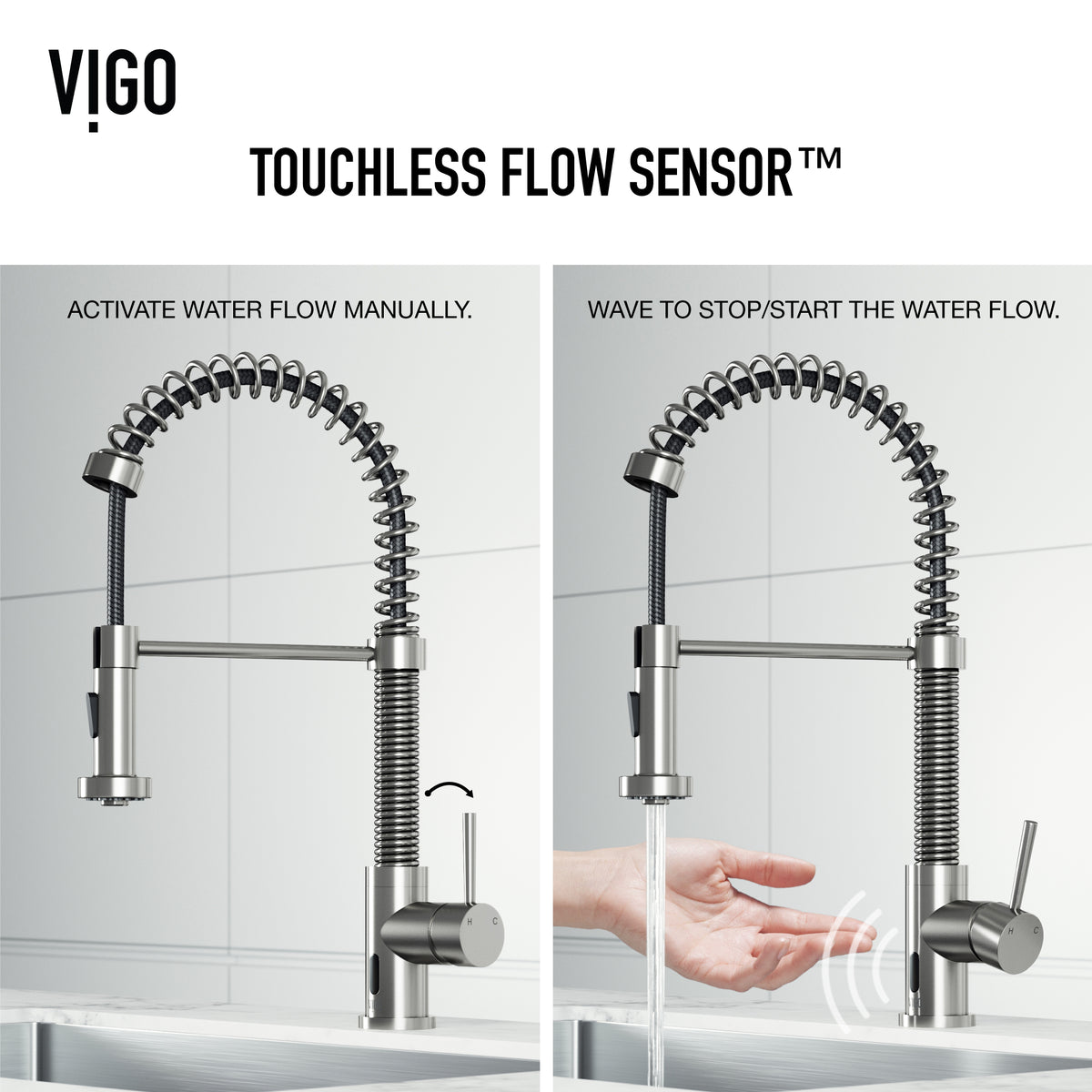 Edison Touchless Pull-Down Kitchen Faucet